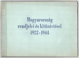 Tálas Géza: Magyarország rendjelei és kitüntetései 1922-1944. MÉE kiadása, Budapest 1975.