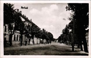 1941 Perlak, Prelog; utca / street. photo + M. KIR. POSTA 287.