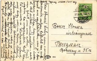 1915 Sepsiszentgyörgy, Sfantu Gheorghe; Városi bérház, Bikfalvi István üzlete, Városi nagy szálloda,...