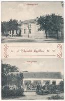 Gyála, Dala; Községháza, Erdélyi kert / town hall, garden, villa (r)