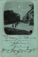 1899 (Vorläufer) Cieszyn, Teschen; Erzherzog Albrechts-Allee / street view (Rb)