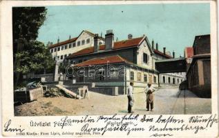 1904 Pécs, Zsolnay porcelángyár. Fürst Lipót kiadása (kis szakadás / small tear)