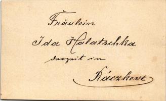 1899 (Vorläufer) Ráckeve, fiú triciklin. photo (non PC)