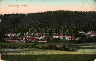 Bártfafürdő, Bardejovské Kúpele, Bardiov, Bardejov; látkép. Eschwig és Hajts kiadása. Hajts Kornél felvétele / general view (EM)