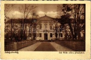 1940 Székelyudvarhely, Odorheiu Secuiesc; Volt M. kir. állami főreáliskola. Soha Aladár kiadása / school (EK)