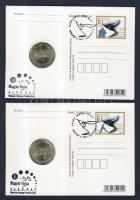 2001. 200Ft 4 klf "János Vitéz, Pál utcai fiúk, Toldi, Lúdas Matyi" érmés levelezőlapon so...