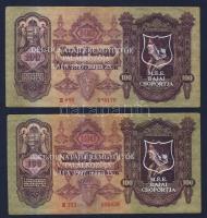 1930. 100P "Dél-Dunatáji Éremgyűjtők V. Találkozója, Baja.." fny-sal (2x) T:II/III