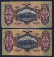 1930. 100P "Dél-Dunatáji Éremgyűjtők V. Találkozója, Baja.." fny-sal (2x) T:II/III