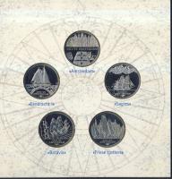 Hollandia 1995. 2Ecu 5klf db "Vitorlázás" szettben T:BU Tanúsítvánnyal!