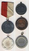 5db klf díjérem, benne Br és ffém, röplabda, asztalitenisz, vívás, torna T:2,3+