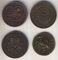 4db klf Br emlékérem az 1970-80-as évekből T:2