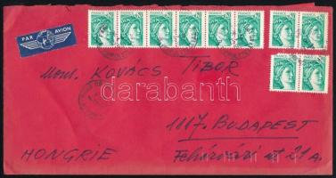 Gyarmathy Mihály (Michel Gyarmathy, 1908-1996) rendező, jelmez- és díszlettervező saját kézzel írt levelezőlapja, borítékkal