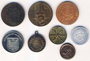 Kis tétel 8db, régi és új, benne román, magyar, francia, ókori pénz utánverete T:2,3
