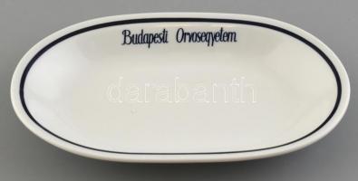 Alföldi porcelán, tál, Budapesti Orvosegyetem, jelzett, hibátlan 25,5x16cm