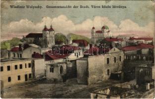 1917 Volodymyr-Volynskyi, Wladimir Wolynsky; Gesammtansicht der Stadt / Város közös látványa / general view (EK)