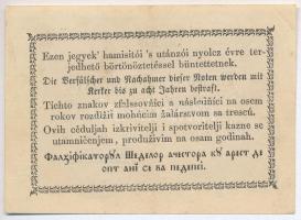 1849. 15kr "Kossuth bankó" T:II- szép papír