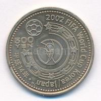 Japán 1986. 500Y Cu-Ni Világbajnokság 2002 kapszulában T:1,1- Japan 1986. 500 Yen Cu-Ni World Cup 2002 in capsule C:UNC,AU Krause Y#126