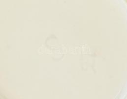 Slakov (Schlaggenwald) J.J. Lippert & V. Haas jelzett 4 személyes teás készlet, aranyozott porce...