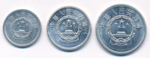 Kína 1964. 1f Al + 1978. 2f Al + 1983. 5f Al T:1,1-
China 1964. 1 Fen Al + 1978. 2 Fen Al + 1983. 5...