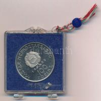 1980. 100Ft Ni "Szovjet-magyar közös űrrepülés" plombált MNB tokban T:PP Adamo EM61