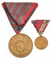 Bulgária ~1933-1939. "Európai Háborús Emlékérem 1915-1918" aranyozott Br kitüntetés nem er...