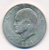Amerikai Egyesült Államok 1971S 1$ Ag Eisenhower T:2 fo. USA 1971S 1 Dollar Ag Eisenhower C:XF spotted Krause KM#203a