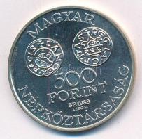 1988. 500Ft Ag "Szent István" T:BU 
Adamo EM102