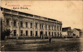 1909 Zsombolya, Jimbolia; Jesuleum zárda iskola. Perlstein F. kiadása / priory school (r)