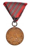 Szerbia 1912. "Első Balkán-háború Emlékérem" aranyozott Br emlékérem nem saját mellszalagg...