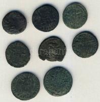 Római Császárság 8db kisbronz T:vegyes
