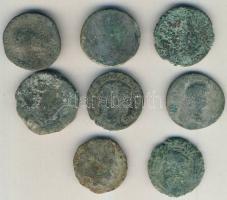 Római Császárság 8db kis- és középbronz T:3-,4