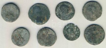 Római Császárság 8db kis- és középbronz T:3-,4