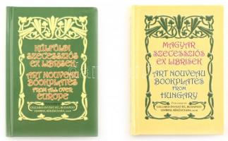 Horváth, Hilda: Külföldi szecessziós ex librisek. Art nouveau bookplates from all over Europe. Szerk.: Ch. J. Blase. Ford.: Charles Kiddle. Bp.-Békéscsaba, 2016, Cellmed Invest Bt.-HMBBSI. Angol és magyar nyelven. Kiadói kartonált papírkötésben. Számozott (300/278.) példány. + Horváth, Hilda: Magyar szecessziós ex librisek. Art nouveau bookplates from Hungary. Szerk.: Ch. J. Blase. Ford.: Charles Kiddle. Bp.-Békéscsaba, 2016, Cellmed Invest Bt.-HMBBSI. Angol és magyar nyelven. Kiadói kartonált papírkötésben. Számozott (300/163.) példány.