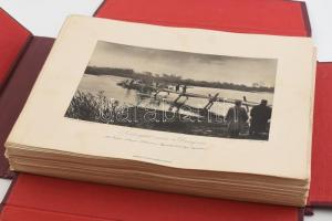 cca 1918 A világháború képes albuma. Az Érdekes Újság háborús képeiből (kb. 60 db képpel). Heliograv...