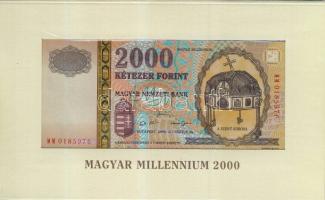 2000. 2000Ft "Millenium" T:I Eredeti bontatlan díszcsomagolásban!