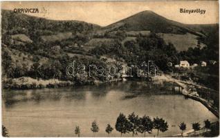 1917 Oravicabánya, Oravica, Oravicza, Oravita; Bányavölgy. Weisz Félix kiadása / mine valley (EK)