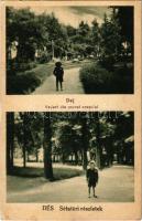 1940 Dés, Dej; Vederi din parcul orasului / Sétatéri részletek / park (EK)