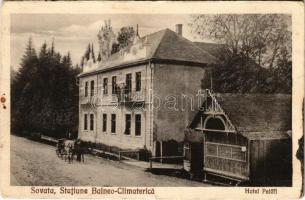 Szováta, Sovata; Hotel Petőfi szálloda / hotel (kopott sarkak / worn corners)