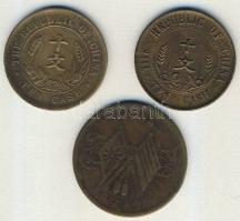 Kína 1912. 10Cash + 1920. 10Cash + Kína/Honan 1920. 20Cash T:2/3,3