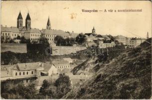 1921 Veszprém, a vár a szemináriummal. Fodor Ferenc kiadása (fa)