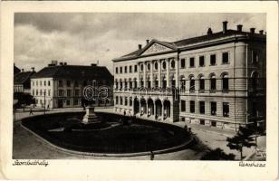 1938 Szombathely, Városháza + A Szent Jobb Országjárása 1938. VI. 19. Szombathely So. Stpl. (EK)