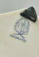 Herendi táncoló juhász, kézzel festett, jelzett, hibátlan, m: 29,5 cm