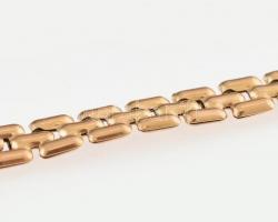 Arany (Au) karlánc, jelzett, h:21cm, nettó:7,2g