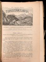 1907 Turisták Lapja XIX. évf. 1-4., 5-7. és 8-10. sz., 1907. ápr. 30.-okt. 31. Szerk.: Dr. Téry Ödön...