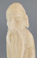 Jelzés nélkül: Keleti bölcs. Alabástrom, kopott, m:63cm