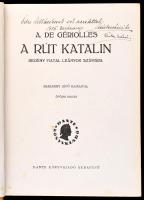 A. de Gériolles: A rút Katalin. Regény fiatal leányok számára. Haranghy Jenő rajzaival. Bp., é.n. (c...