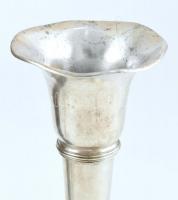 Ezüst (Ag) 3db váza, jelzett, kopott, bruttó: 365g, m:cca. 19cm