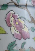 Herendi 1940 Oriental Garden mintás keksztartó, jelzett, lábain csorbák, kopott, m:11,5cm, d:15,5cm