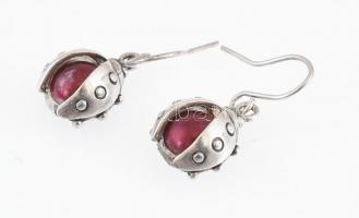 Ezüst (Ag) 5 pár fülbevaló, jelzett, bruttó: 14g