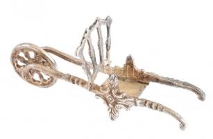 Ezüst (Ag) vegyes mini tárgyak, részben jelzett m: cca.4cm, nettó: 48g